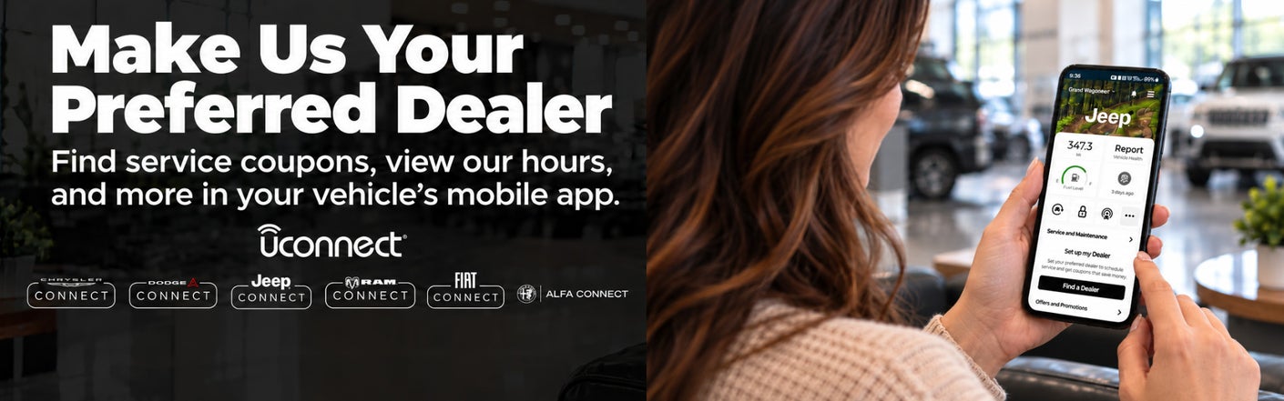 uconnect® make us your preferred dealer | Haasz Automall of Ravenna in Ravenna OH