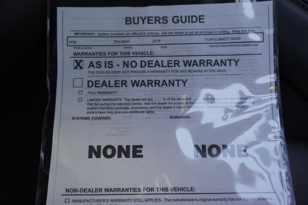 2019 Jeep Cherokee Latitude Plus FWD