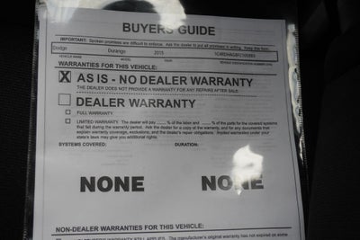 2015 Dodge Durango SXT