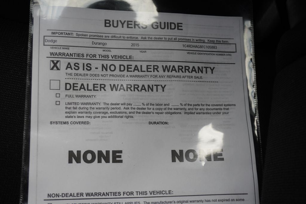 2015 Dodge Durango SXT