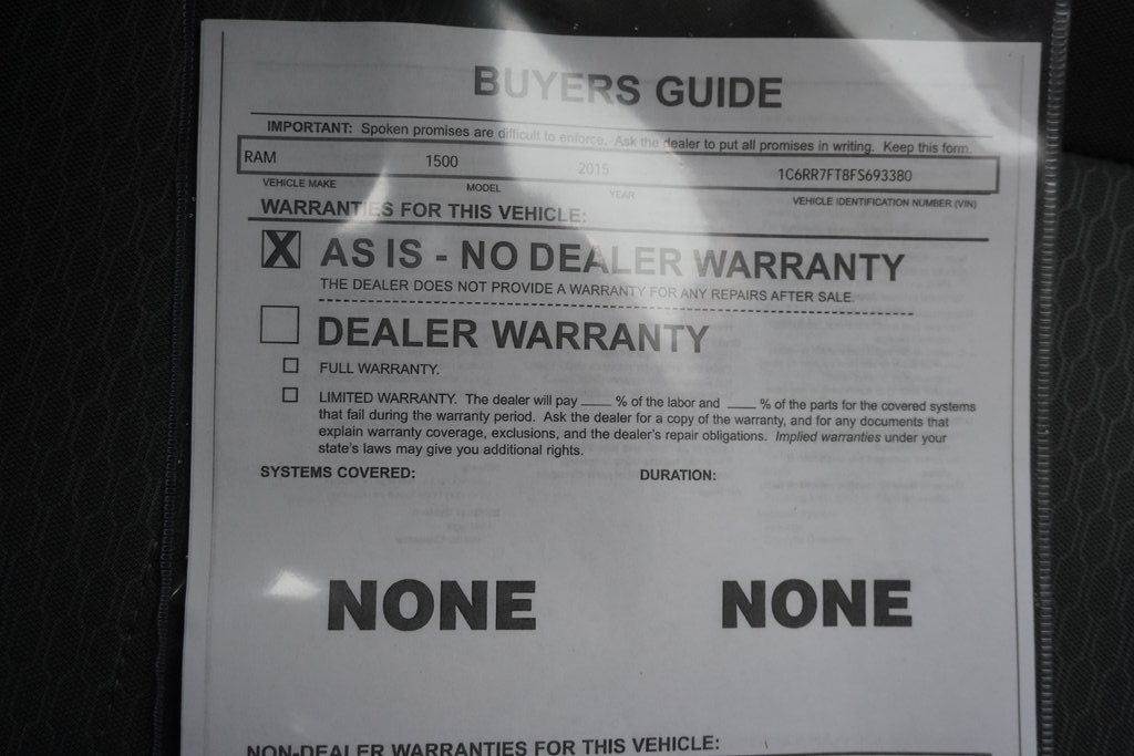 2015 RAM 1500 ST