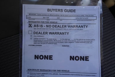 2007 Dodge Ram 1500 SLT/TRX4 Off Road/Sport