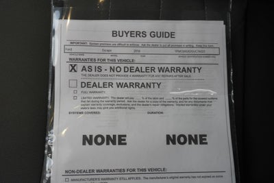 2016 Ford Escape SE
