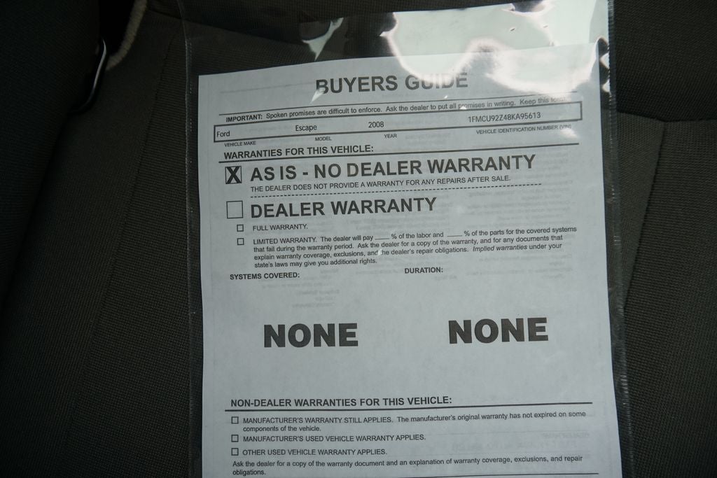 2008 Ford Escape XLS