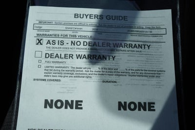 2014 Dodge Grand Caravan SE