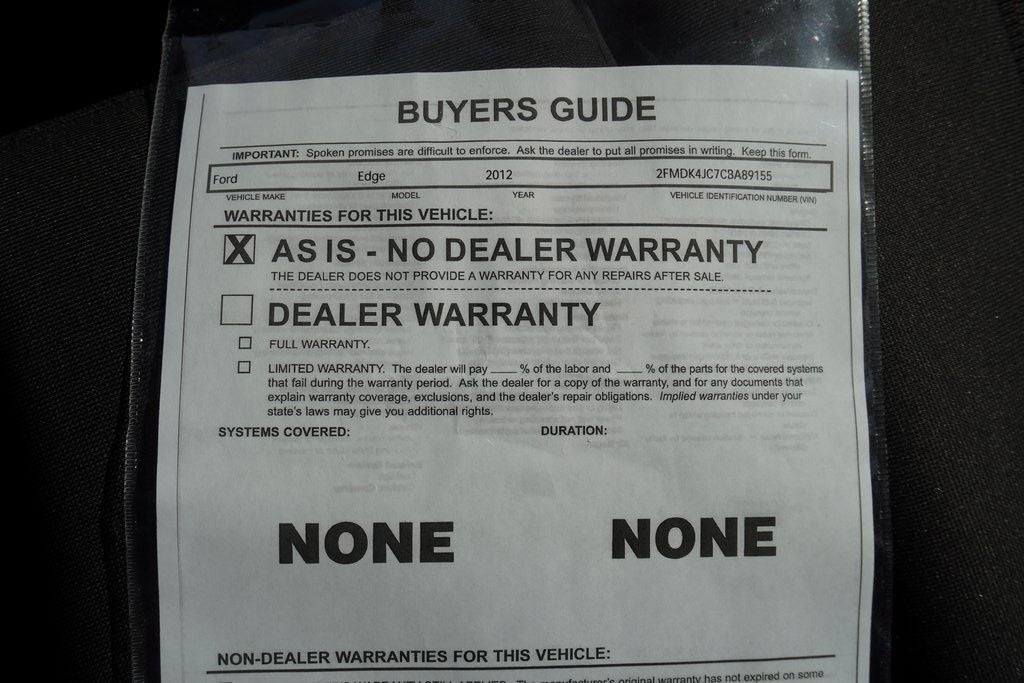 2012 Ford Edge SEL