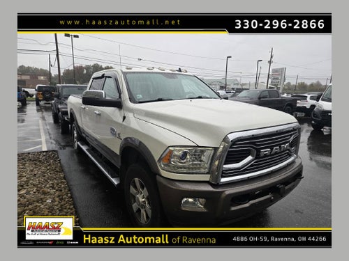 2018 RAM 3500 Laramie Longhorn Crew Cab 4x4 6'4' Box