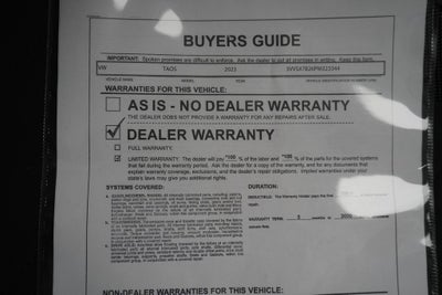 2023 Volkswagen Taos 1.5T SE