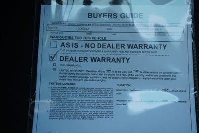 2024 Toyota Corolla LE