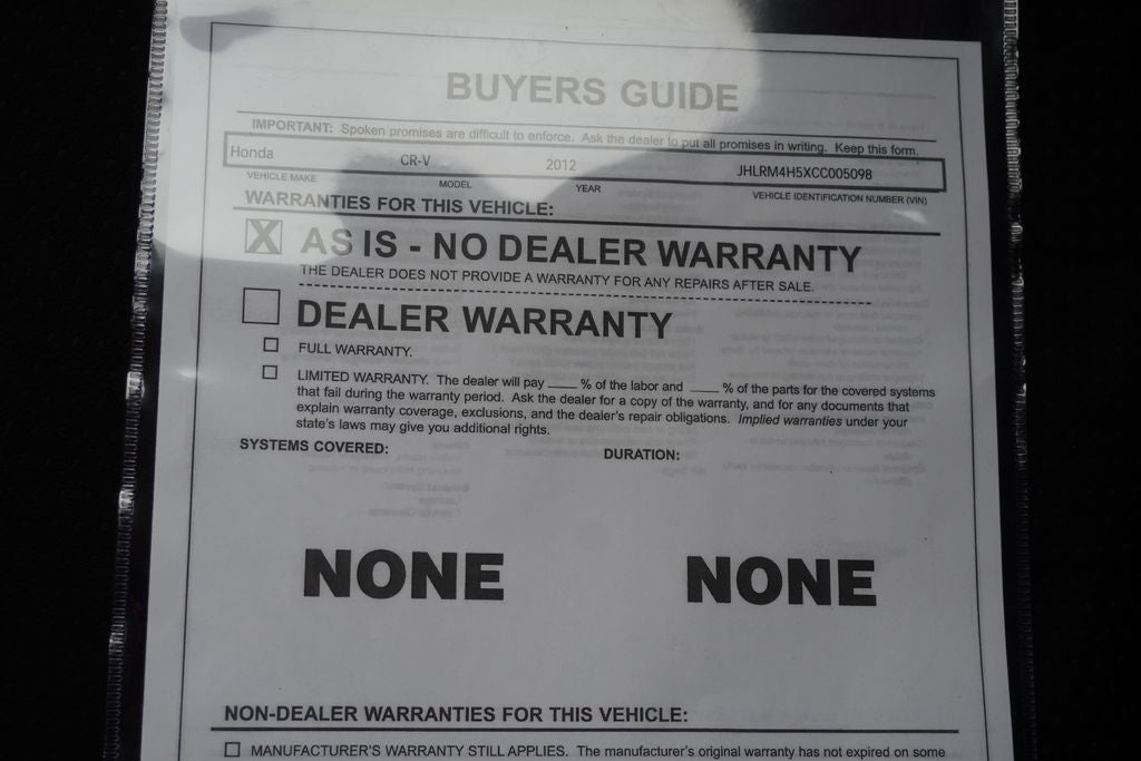 2012 Honda CR-V EX