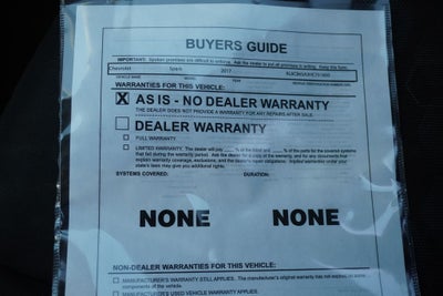 2017 Chevrolet Spark LS CVT