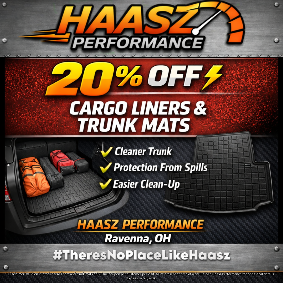 20% OFF Cargo Liners and Trunk Mats