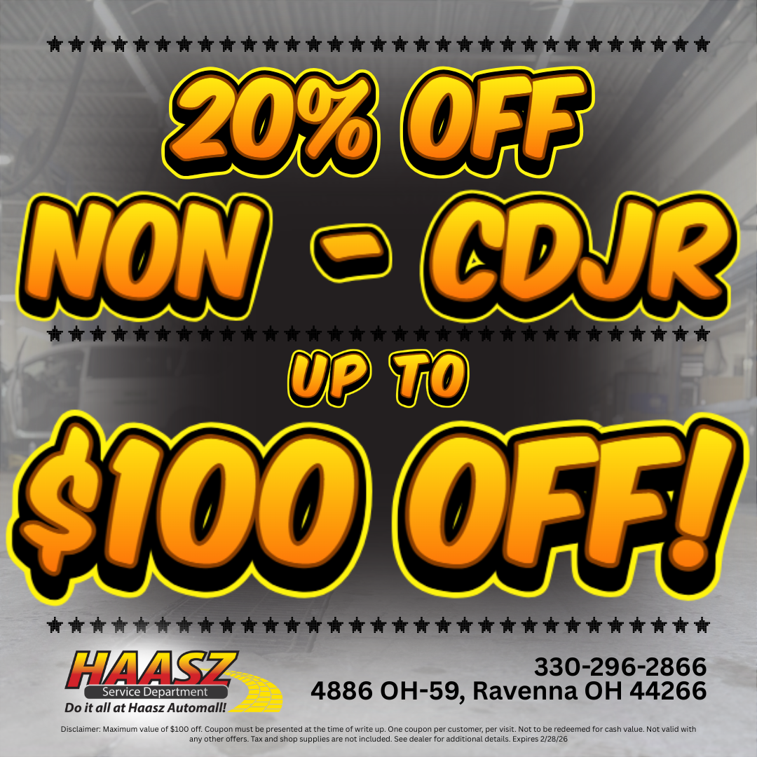 20% off Non CDJR - Up to $100 OFF!