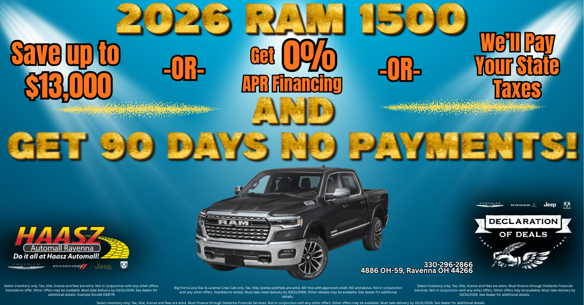 2026 Ram 1500 Deals