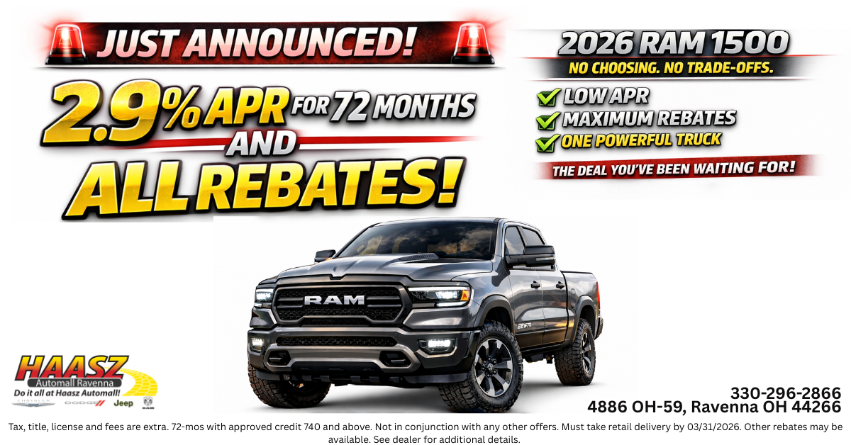 2026 Ram 1500 Deals