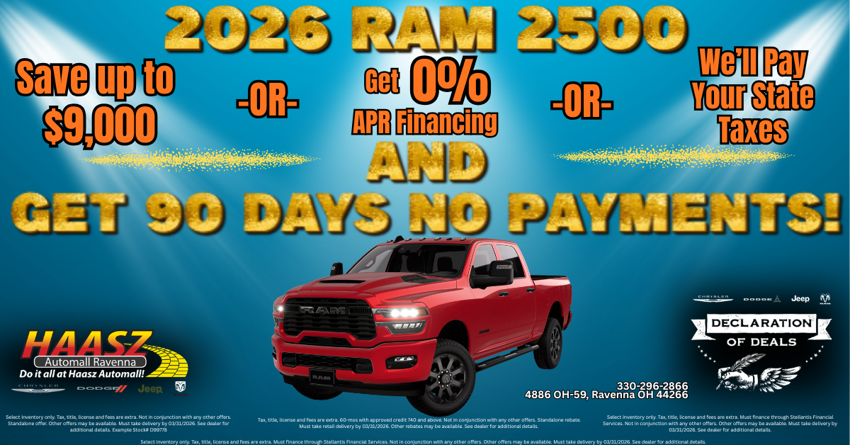 2026 Ram 2500 Deals