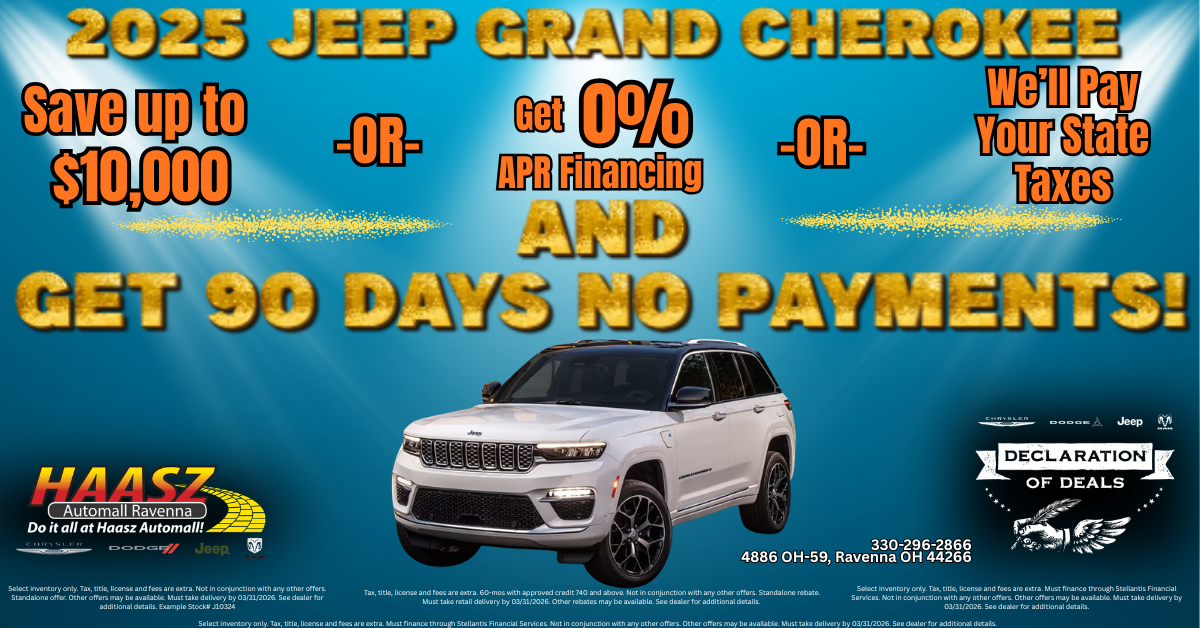 2025 Jeep Grand Cherokee Deals