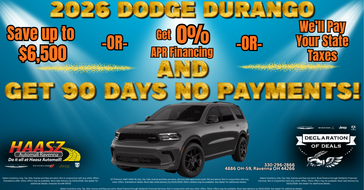 2026 Dodge Durango Deals
