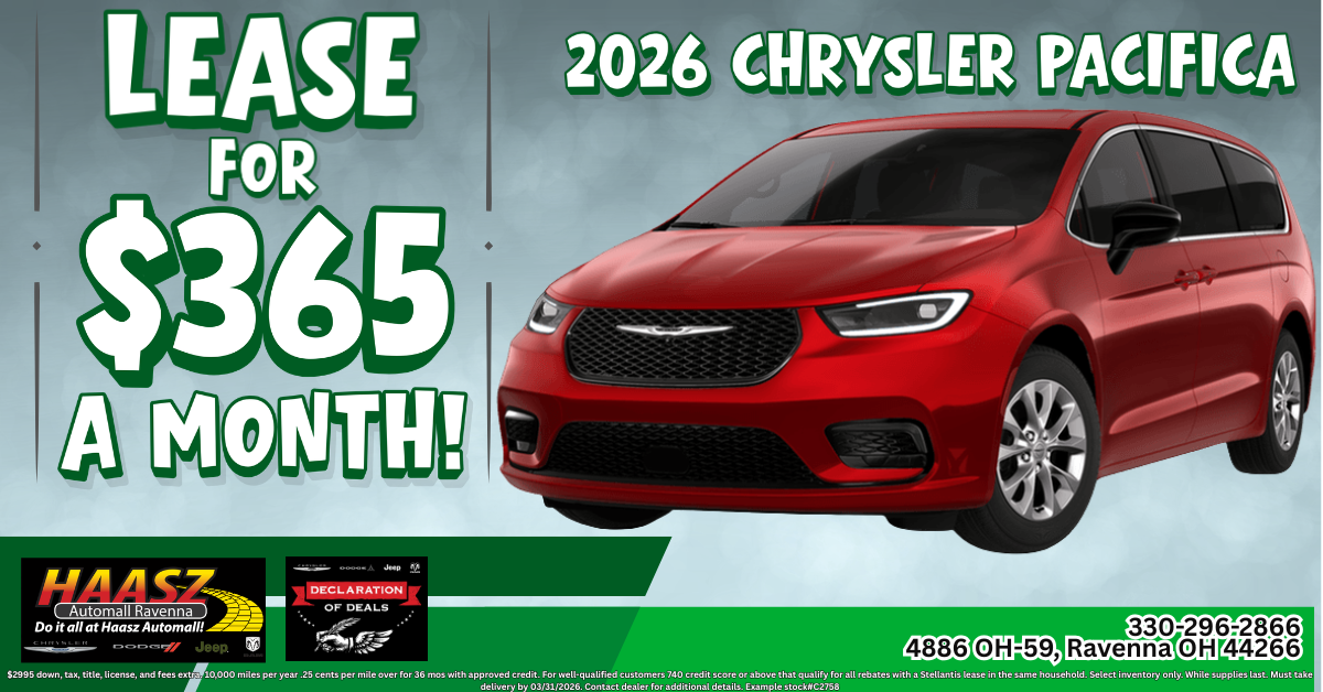 Lease Chrysler Pacifica