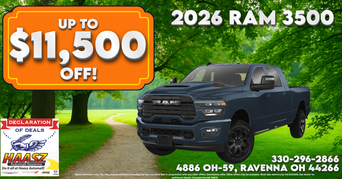 Haasz April Specials