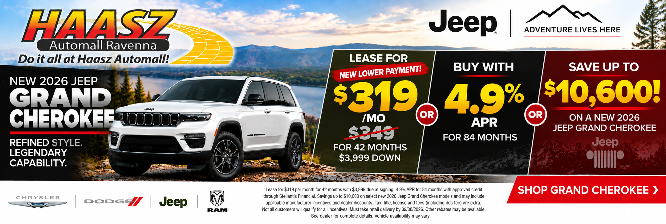 2026 Jeep Grand Cherokee Deals