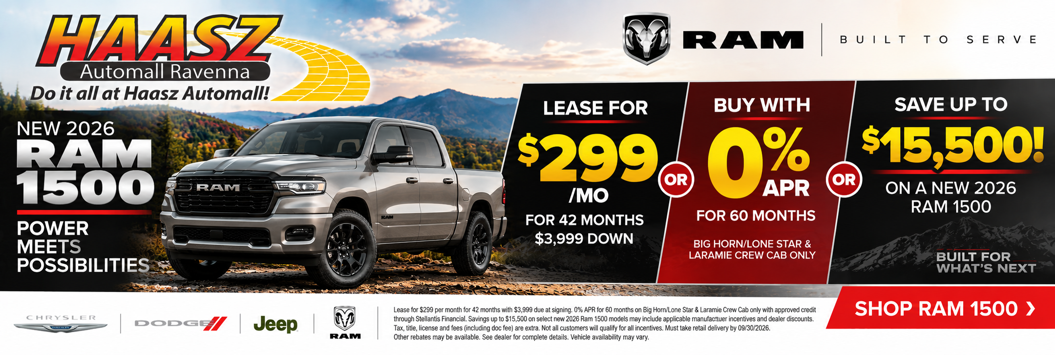 2026 Ram 1500 Deals